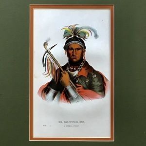 KI-ON-TWOG-KY, A Seneca Chief - 1870 - Lithograph